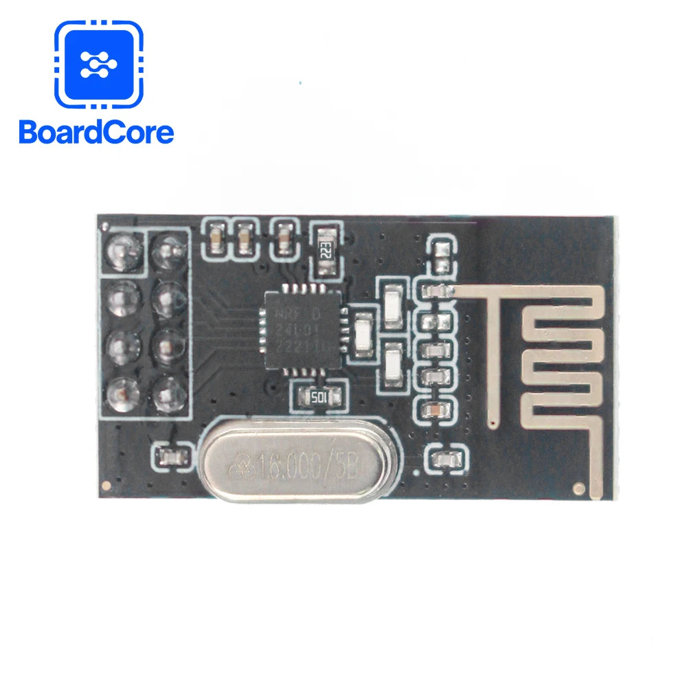 NRF24L01 SI24R1 Wireless Module Upgrade Version 2.4GHz Enhanced Power Transceiver 1.9-3.6V Adapter Plate Board Module