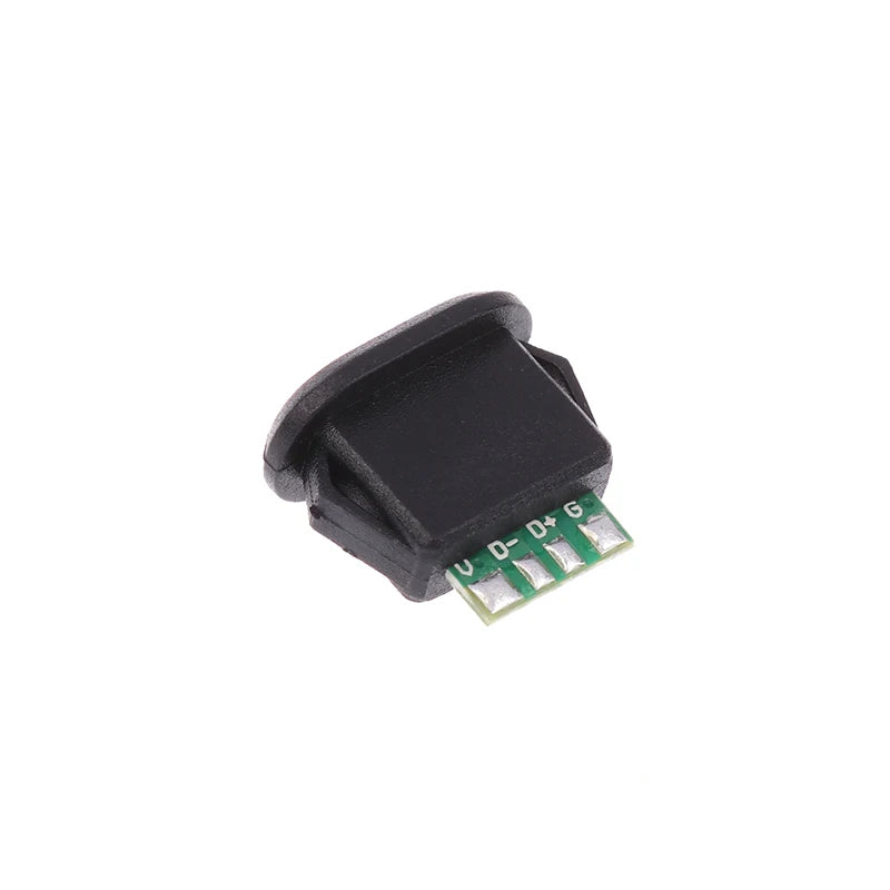 (.) USB Waterproof Connector Type-C Tail Plug Interface Connector 5A 20V High Current Fast Charging Jack Port USB-C Charger Plug