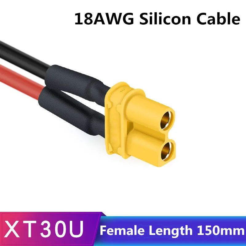 Amass XT60 Cable Connector Male Female XT60H Plug with Sheath Cover 14AWG 12AWG Silicon Wire  XT90 for RC Lipo Battery FPV Drone