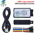 1/3PCS USB Logic Analyzer 24MHz 8 Channel 24M/seconds Logic Analyzer Debugger For ARM FPGA Logic Analyzer Logic 24M 8CH