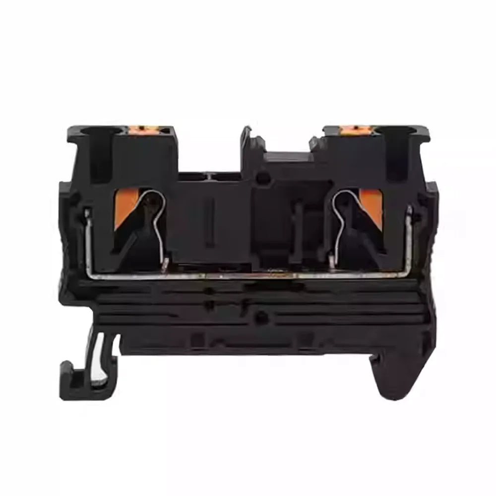 10Pcs PT2.5 Push-in Terminal 2.5mm² Cable Wire Electrical Connector DIN Rail Terminal Block Feed-Through Strip Plug PT-2.5