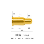 5pcs Pogo Pin Connector Pogopin Battery Spring Loaded Contact SMD Needle PCB 2 3 4 5 6 7 8 9 10 12 14 MM Test Probe H021 - H040