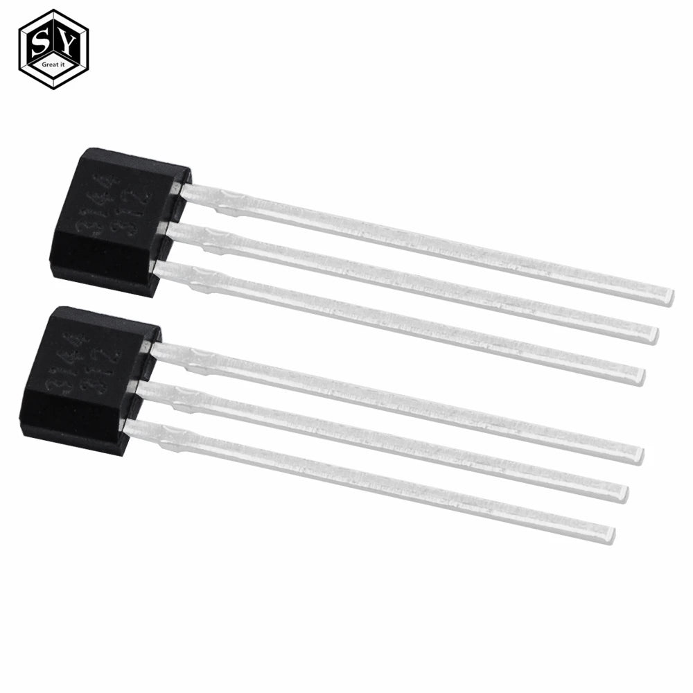 10pcs A3144 OH3144 Y3144 Hall Effect Sensor Brushless Electric Motor TO-92UA A3144EUA