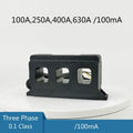 QQQThree-Phase Current Transformer Combined 100A,250a,400a,630a /100mA 3 Phase Integrated Low-Voltage CT for Instrument Meter