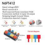 1/5PCS Wire Connector Electrical Cable Led Connectors Mini Terminals Blocks Quick Wiring Push-in Docking Butt Electrician Tools