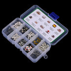 250pcs Car Remote Control Push Button Switch Car Keys Button Touch Microswitch With Box Model Tactile Push Button Switch Kit