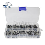 100/200PCS 10Value TO-92 Transistor Assortment Kit BC327 BC337 BC517 BC547 BC548 BC549 BC550 BC556 BC557 BC558 TO92 Wit Box