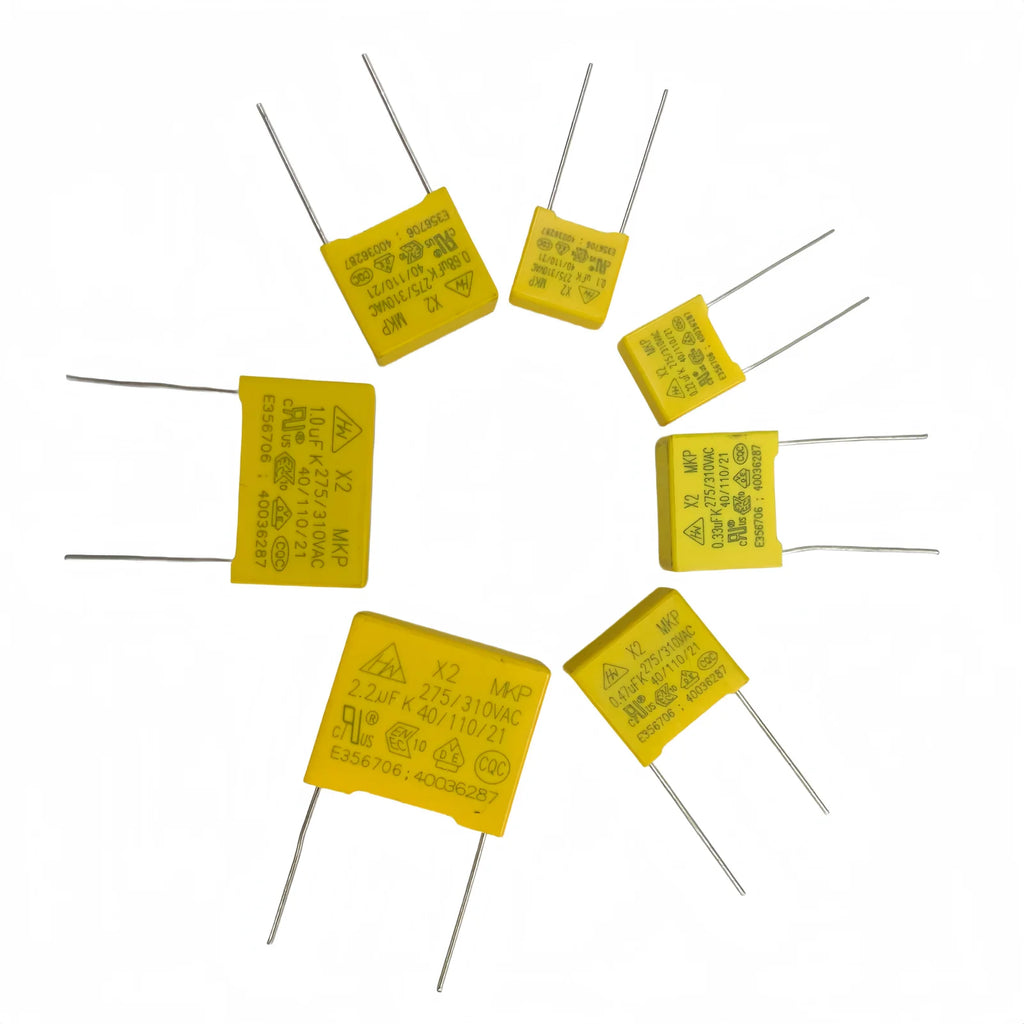 77PCS Safety Capacitor Kit 0.001uf-2.2uf 275VAC/310VAC P10-P22