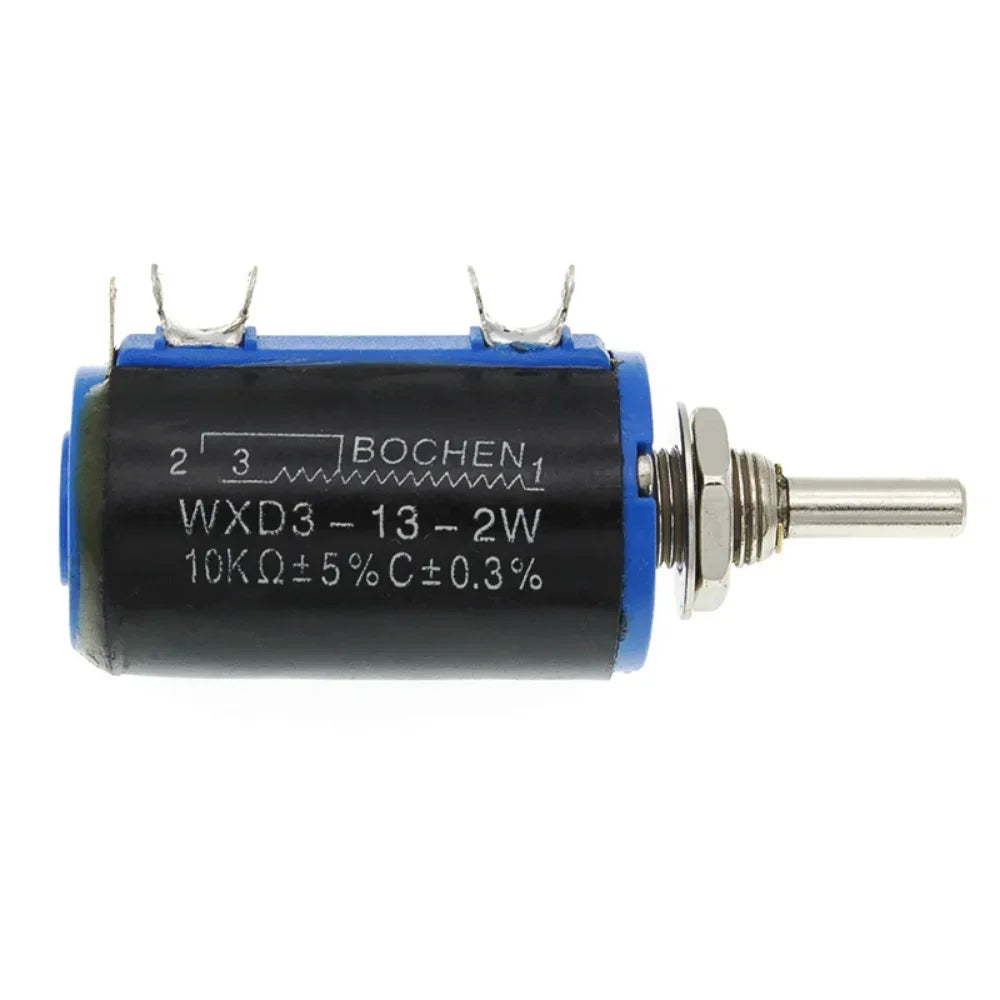 1PCS WXD3-13-2W Precision Multi-turn Potentiometer 1K 2.2K 3.3K 4.7K 6.8K 10K 22K 47K 100K Ohm 10 Laps Wirewound Potentiometers