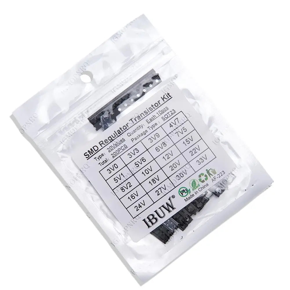 20kinds*10PCS=200PCS Zener diode in SOT23 package Samples ki hjxrhgal KIT