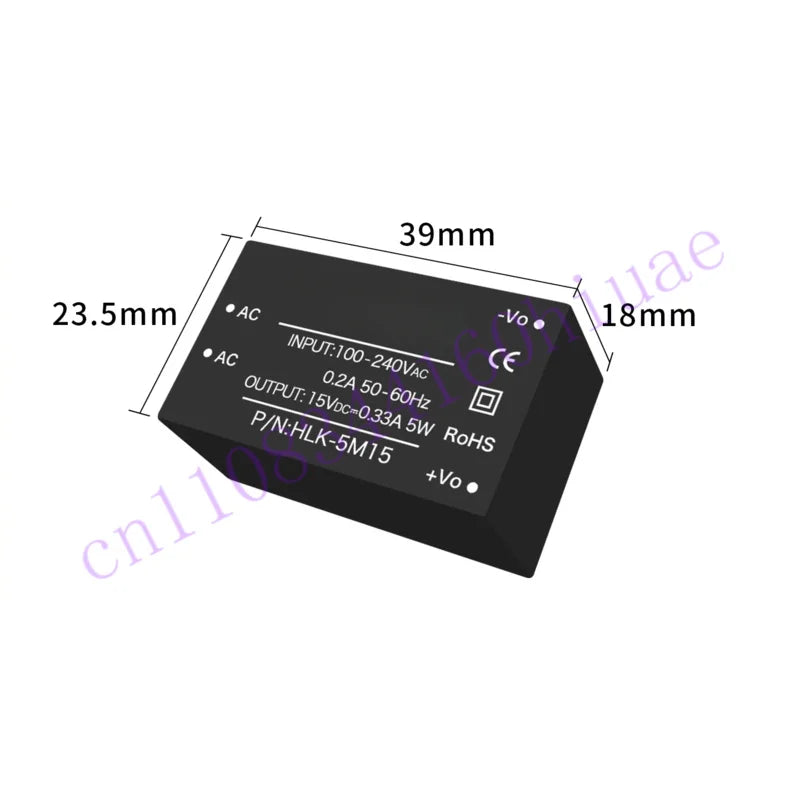 HLK-5M03 HLK-5M05 HLK-5M09 HLK-5M12 HLK-5M15 HLK-5M24 ACDC power module 5pcs
