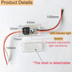 Photo Control Sensor 5-level Adjustment Light Sensor Switch DC 3.7V 5V 12V 24V Auto ON Off Photocell Street Light Switch 5A