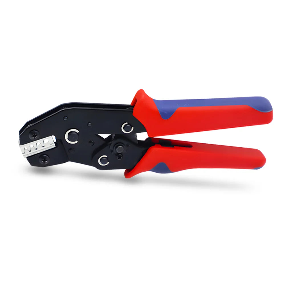 Electrician Pressed Pliers Crimping Tool with Interchangeable Dies Ratcheting Wire Crimper for Electrical Terminals Connector