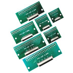 1Pc FPC/FFC Welding 0.5 Seat Connection 0.5mm Pitch Connector SMT To 2.54mm Flexible Cable Adapter Board 6 8 10 20 50 60 80 Pin