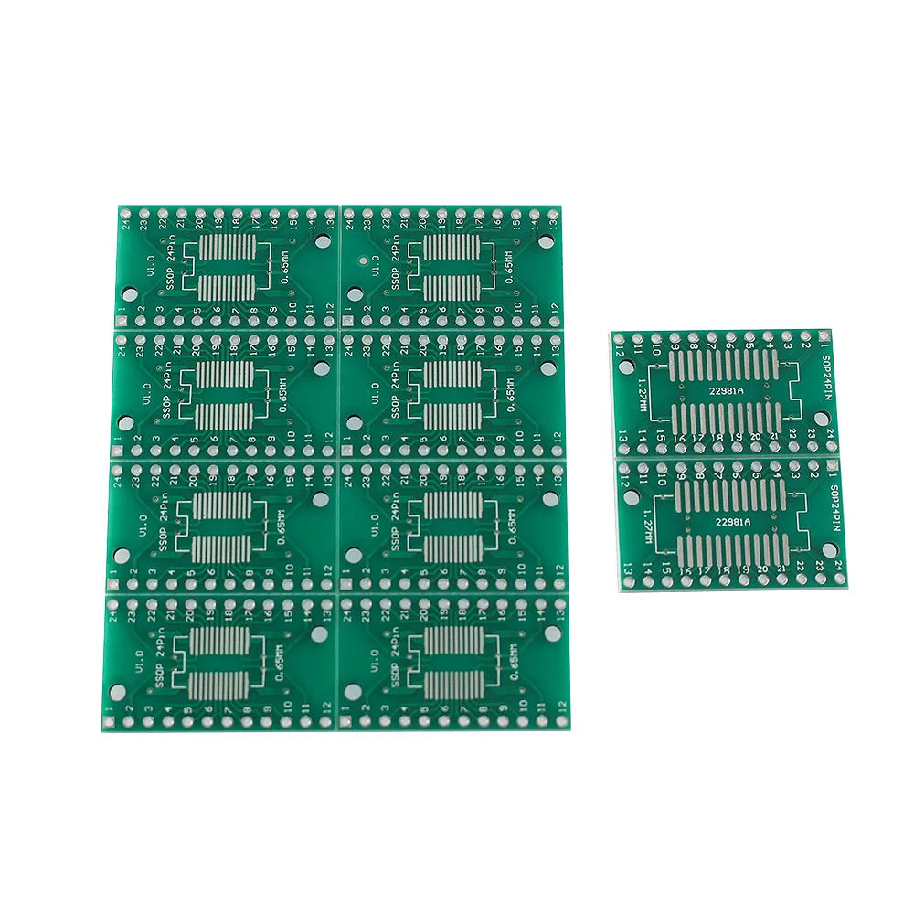 SOP8/14/16/20/24/28 turn DIP8/14/16/20/24/28 SMD To DIP IC Adapter Socket SOP TSSOP SSOP Board TO DIP Adapter Converter Plate