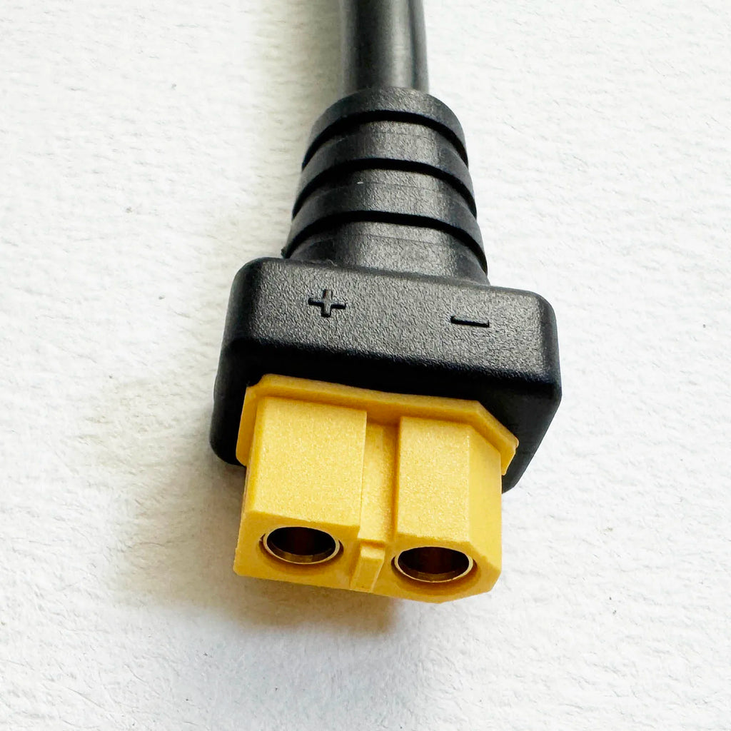 1pc XT60 Female to DC 8020 8.0mm x 2.0mm Female Adapter Cable Connectos Solar Generator Portable Power Station 14AWG
