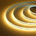 12V 24V Black PCB COB LED Strip Light 3000K 4000K 6000K 320LED/m High Density Lighting for Kitchen Cabinets Flex Tape RA90 IP30