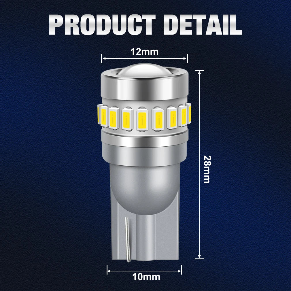XSTORM T10 W5W LED Canbus No Error 194 168 Bulb 5W5 5W 12V 1000LM Super Bright Car Interior Side Light License Plate Lamp Auto
