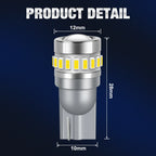 XSTORM T10 W5W LED Canbus No Error 194 168 Bulb 5W5 5W 12V 1000LM Super Bright Car Interior Side Light License Plate Lamp Auto