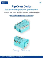 CNTD CTR-100DA 3 Phase Solid State Relay 100A 40-480V AC DC Control SSR Zero Crossing Industrial Relay for Heater Motor
