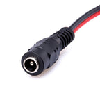 1 5 10piece Male Female DC Power Connector 5V 12V 5.5x2.1mm Wire Cable Plug Adapter for TV Camera 5050 2835 LED Strip Tape Light