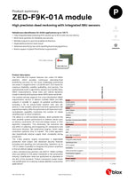 ZED-F9K-01A 184-Channel GNSS Module Development Board RTK NMEA/UBX/RTCM3.3 Protocols RTK Convergence  10s 2.7-3.6V Supply