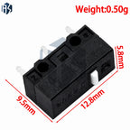 10PCS/LOT New Authentic  5 million times Mouse Micro Switch D2FC-F-7N Mouse Button Fretting  D2FC-E-7N D2FC