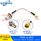 RG316 Cable SMA to BNC Male Plug & Female Jack Nut Bulkhead BNC To SMA Male Female Connector Extension WIRE RF Coaxial Jumper