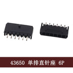 3.0mm Pitch MX3.0 Micro-Fit Connector Single Row Straight Curved Right Angle Needle Pin Header 43650 Type Socket 2P3P4P5P6Pin