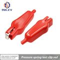 2PCS 20A Alligator Clips Double-end USB Charging Battery Crocodile Clips for Electrical Jumper Wire Test Clip Red Black