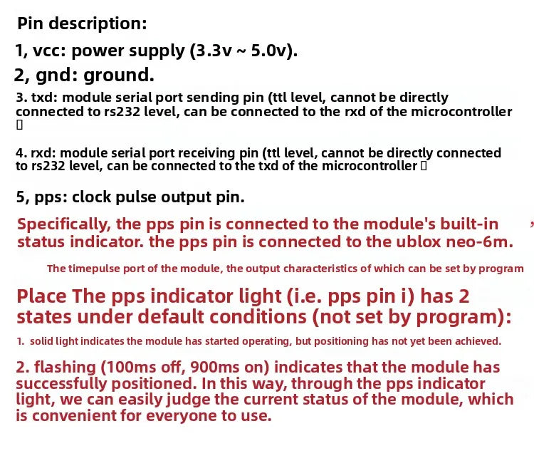 NEO-6M/7M/8M GPS Module for 51 MCU STM32,Arduino,APM2.5 Flight Control.High Sensitivity,Low Power,Fast Positioning with Antenna!