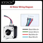 Nema 17/23/34 Stepper Motor Kit 2-Phase 4-Wire 1.2-8.5N.m + Driver TB6600/DM542/MA860 for CNC 3D Printer