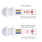110v 220v Home Indoor Outdoor Infrared Light Motion Sensor Time Delay Home Lighting PIR Switch LED Sensitive Night Lamp
