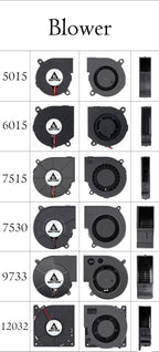 Gdstime 40mm 50mm DC 5V USB 60mm 70mm TV Box Cooling Fan 120mm 140mm Brushless AV Receiver Cooler w 2 in 1 USB Controller Cable