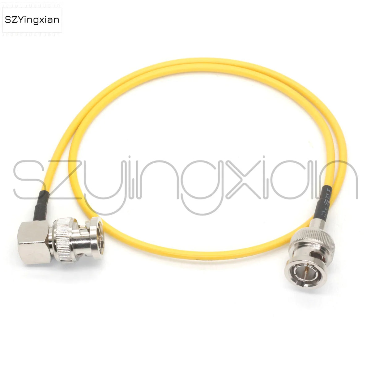 Ultra soft Video Cable, SDI thin Cable, camera monitor SDI Video signal Transmission Line BNC to BNC Yellow Green Black Color