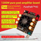 ZK-6002 DC18-50V Pure Power Amplifier Board 2.0 600W+600W Stereo Audio Amplifier Module TPA3255 Amplifier Chip