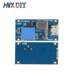1-10pcs MT3608 DC-DC Adjustable Boost Module 2A Boost Plate Step Up Module with MICRO USB 2V-24V to 5V 9V 12V 28V