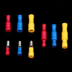 102/280/300/480PCS Insulated Cable Connector Wire Crimp Spatula Butt Ring Fork Kit Ring Lug Rolled Terminal Kit