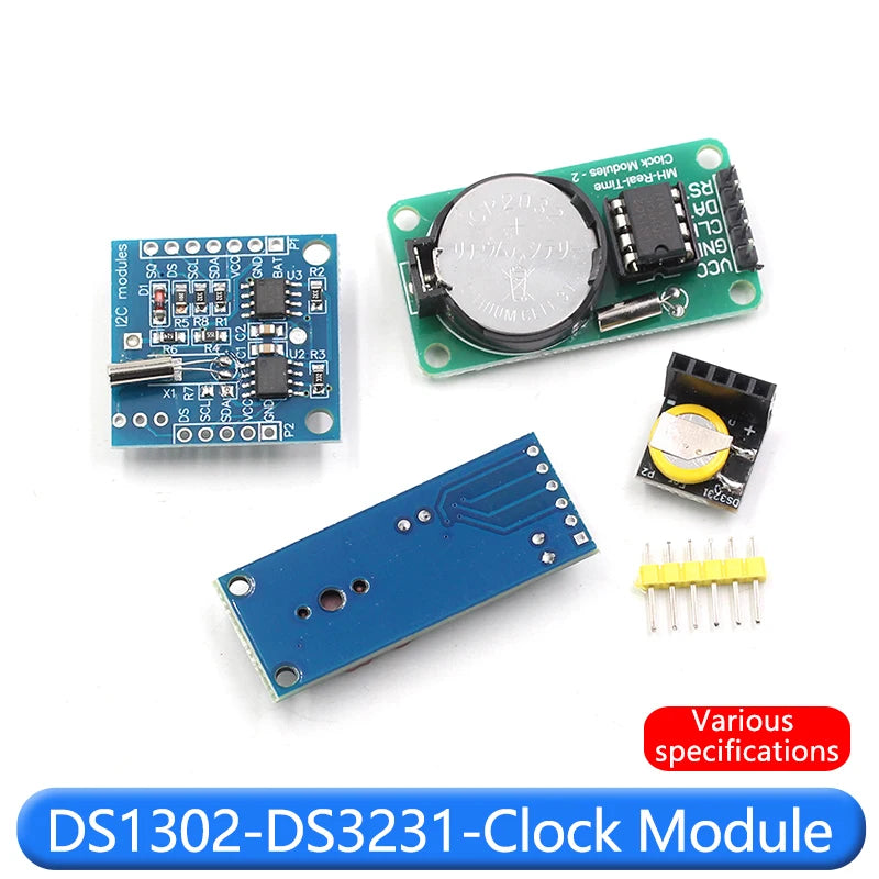 DS1302/3231/1307 PCF8563 real-time clock module time power-off storage timing module