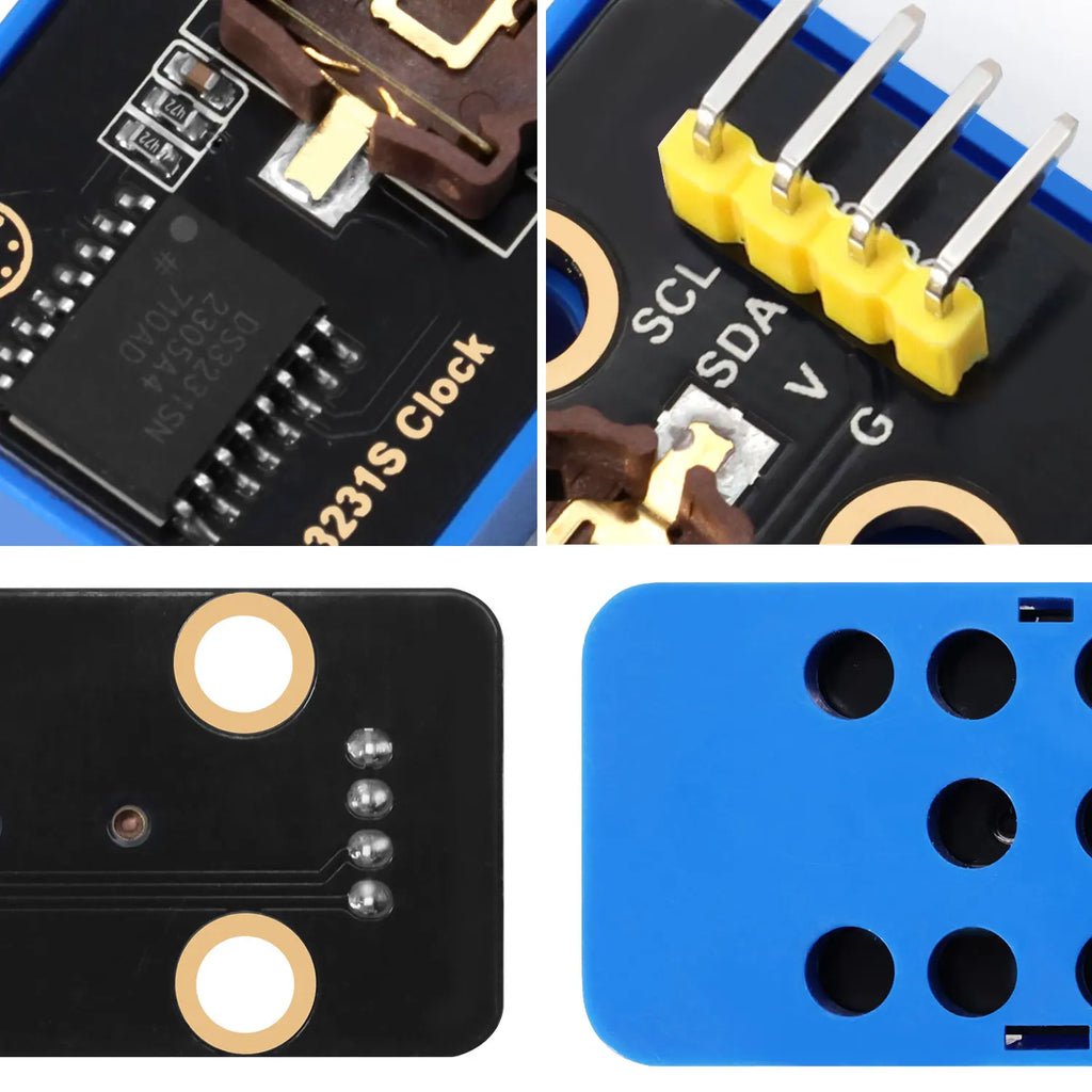 RTC DS3231 Clock Module DIY Electronic Building Blocks For Arduino Projects Compatible With Lego Building Blocks (No Battery)