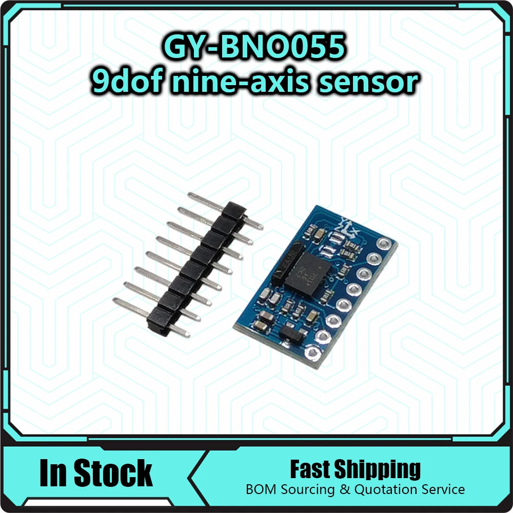 BNO055 9-DOF Absolute Orientation IMU BNO055 AHRS Breakout Sensor BNO-055 SiP Accelerometer Gyroscope Triaxial Geomagnetic