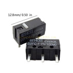 Original Mice Micro Switches D2FC-F-7N(100M) 3Pin WhiteDots 100Millions Clicks,3Pin WhiteDots Touch Switches Micro Hot 100Millio