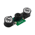 Raspberry Pi 5 8MP Camera Night Vision IMX219 77° 130° 200° FOV Fisheye MINI CSI Interface + 2 Infrared Light for RPI 5 Pi5