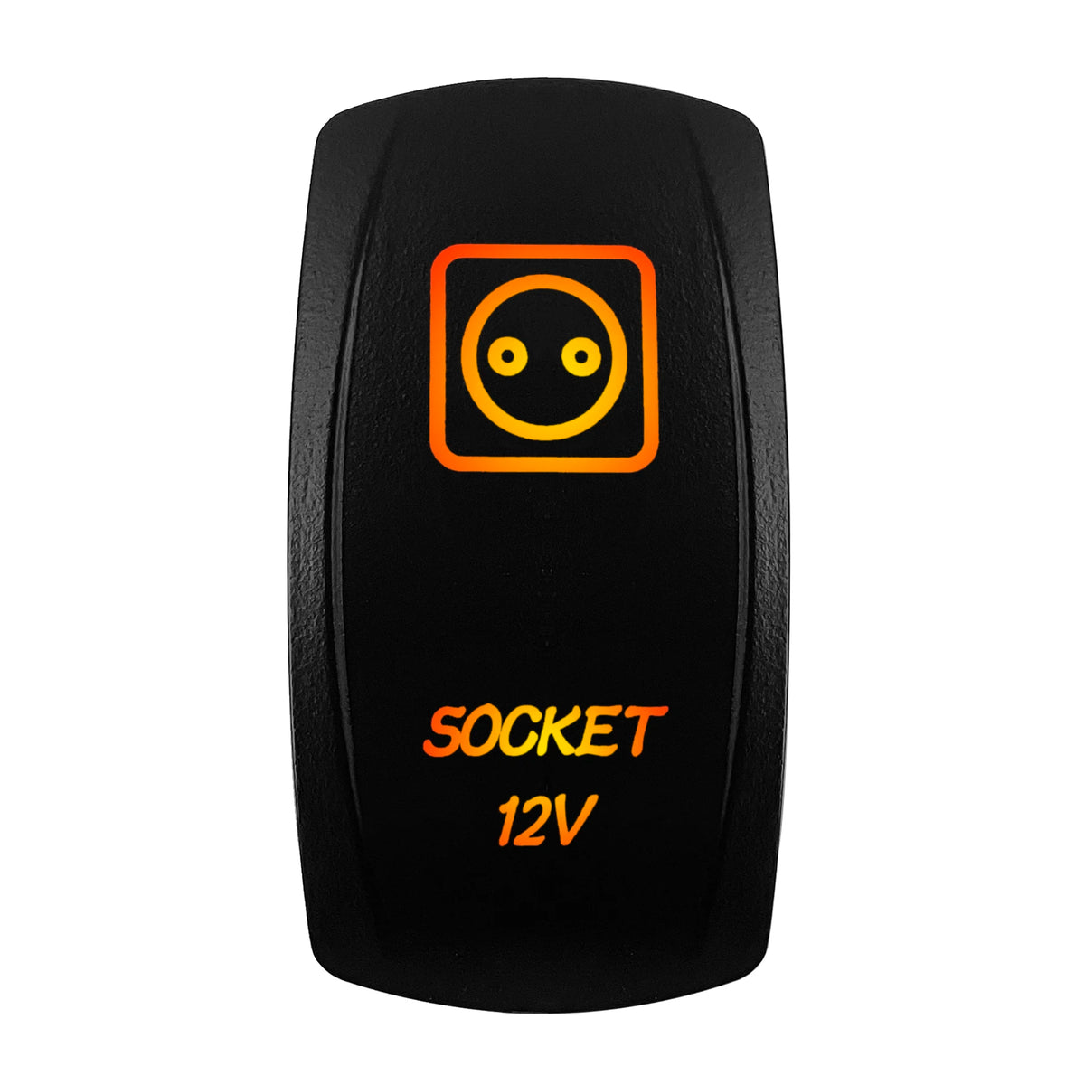 12V-24V Orange Led Rocker Switch Waterproof 20A Amber Light SPST DPDT Toggle Key for Car Boat ATV Camper Motorhome Auto Machine
