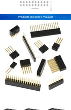 2.54mm Spacing Single Row Double Row Lengthened Female Header Pin Header Long Pin Socket 11mm Pin Length 2*2 3P 4P 5P 6P 8P