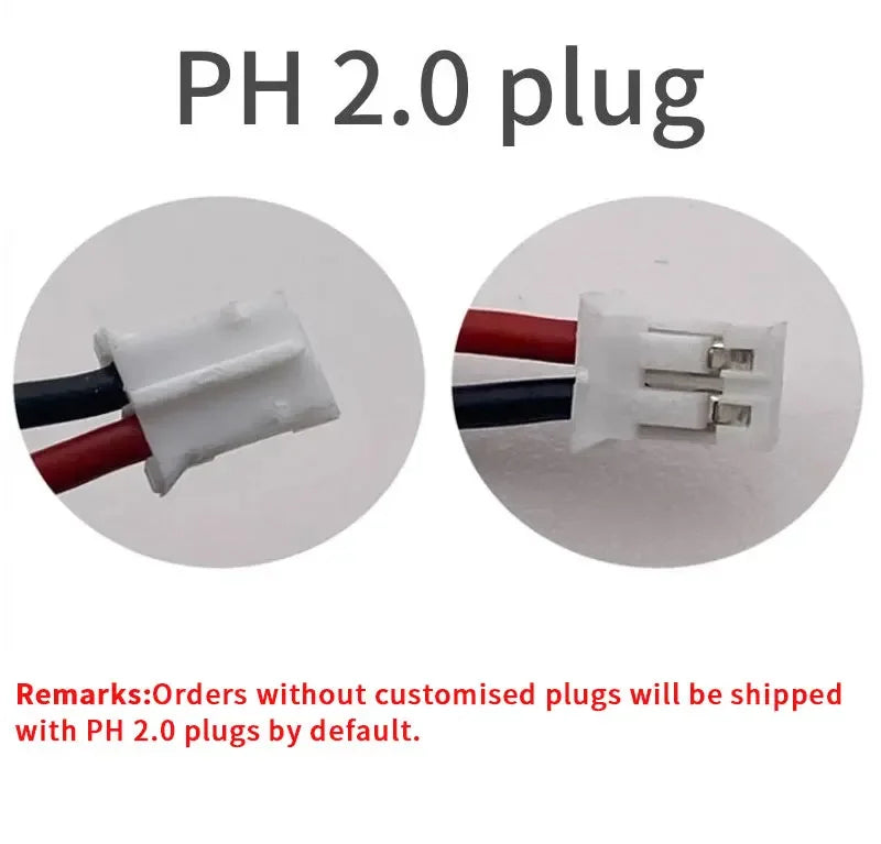 603450 3.7V 1200mAh Lithium Polymer LiPo Rechargeable Battery with jst PH 2.0mm 2pin plug For MP3 Laptop PC Camera GPS