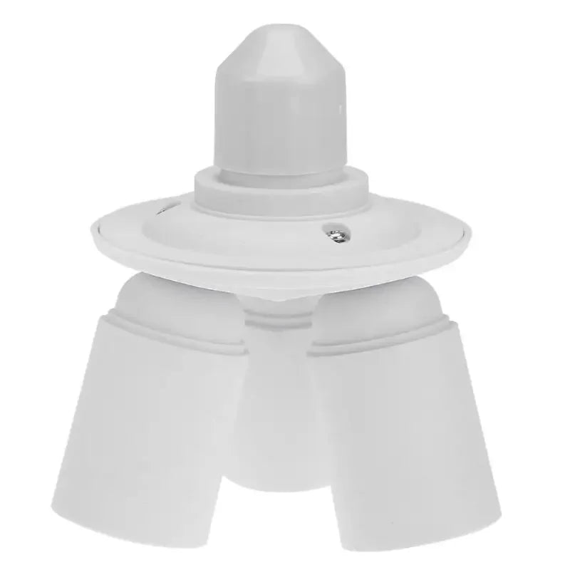 3/4/5 E26 E27 Edison Screw CFL LED Lamp Bulb Base Adapter Anti-Flame PBT Pendant Ceiling Mount Light Socket Splitter Extender