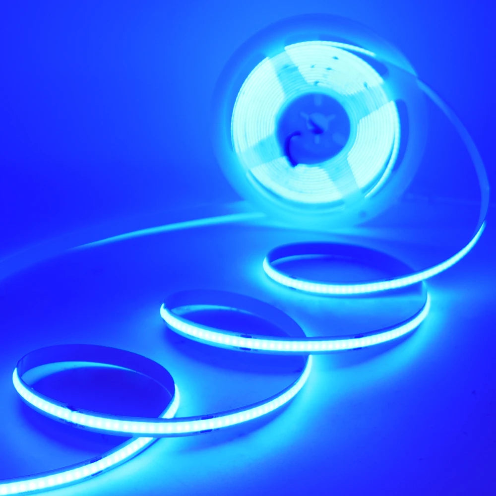 DC5V USB COB Led Strip Light White/Pink/Red/Yellow/Ice Blue/Green 8MM 320LEDs/M Flexible Night Light for Home Decor TV Backlight
