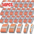 Quick Wire Connectors Multi-circuit Splicing Butt Fast Electrical Connector Universal Push-in Lever Nuts Cable Terminal Block