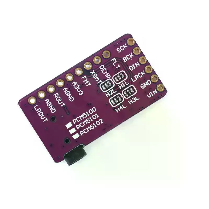 1 Set Player Module Interface I2S PCM5102A DAC Decoder For Raspberry Pi PHAT Format Board Digital PCM5102 Audio Board